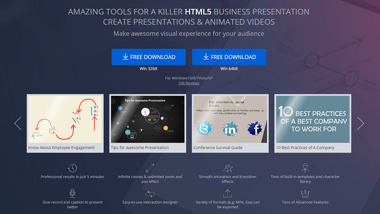 Free Interactive Presentation Tools - Focusky